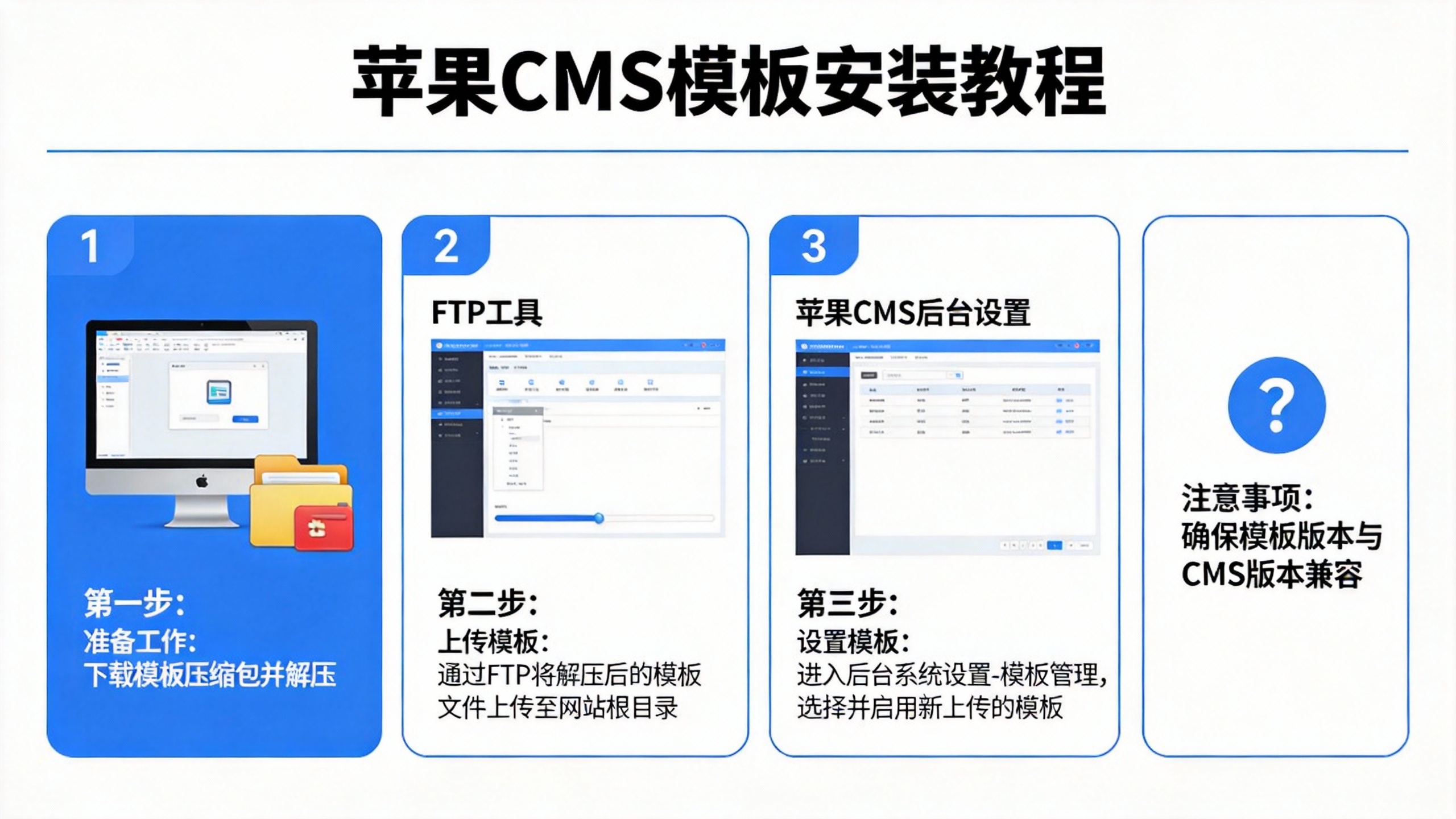 苹果CMS模板怎么安装